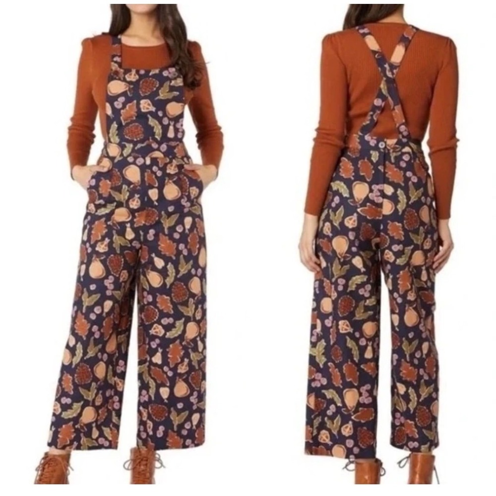 ModCloth x Princess Highway Fall Harvest Overalls Linen 16
Boho Jumper Wide Leg